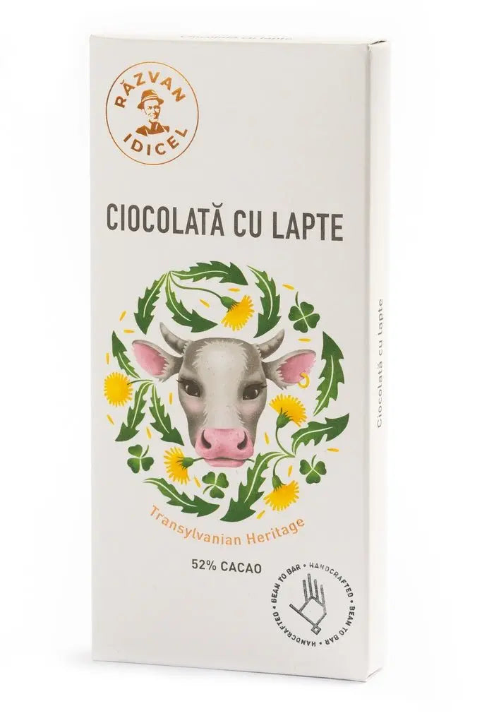 Ciocolata Razvan 52 cacao cu lapte 70g